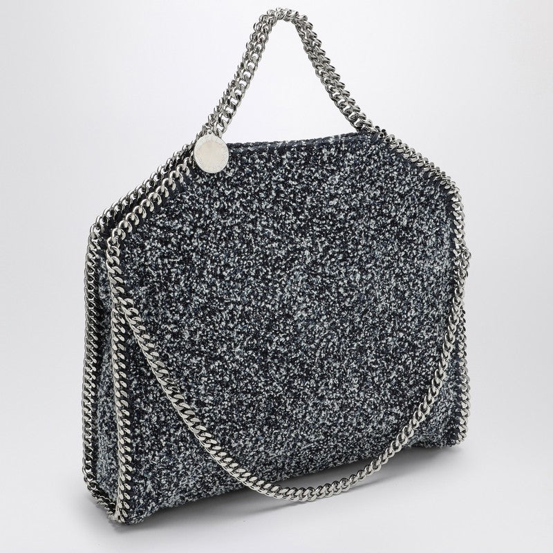 Stella McCartney Falabella Bouclé blue mélange bag 234387WP0446P_STELL-4101