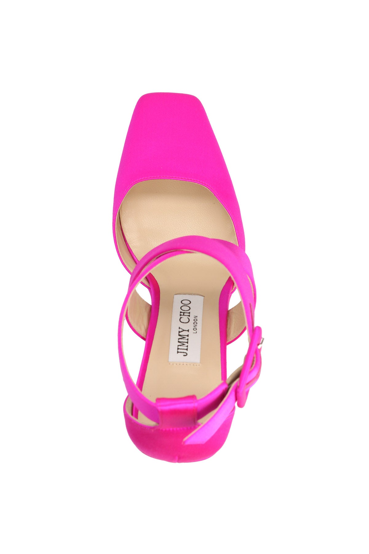 JIMMY CHOO 'GIAN' PUMPS GIAN140SATFUCHSIA