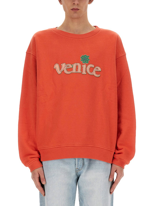 ERL "VENICE" SWEATSHIRT ERL08T025RED