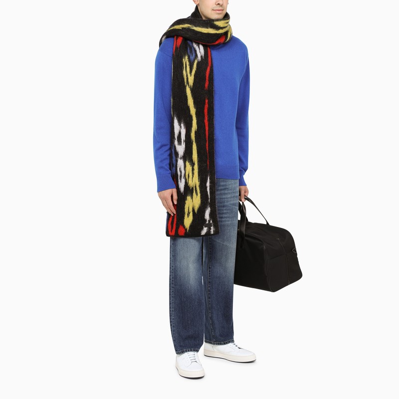 Saint Laurent Multicolour leopard print scarf 6687713YH35J_YSL-1088