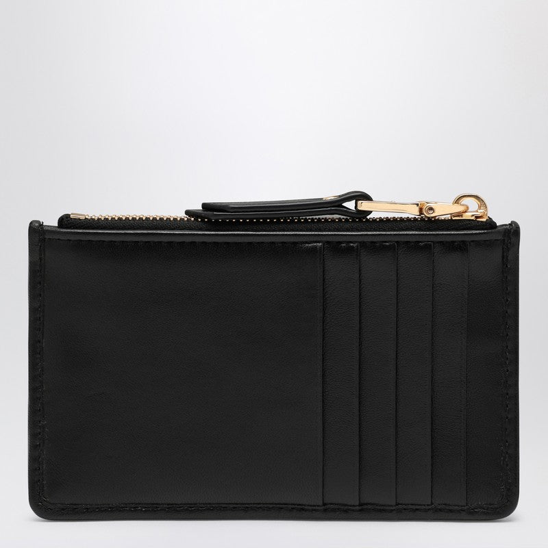 MIU MIU Black matelassé zip cardholder 5MB0602FPPN_MIU-F0002