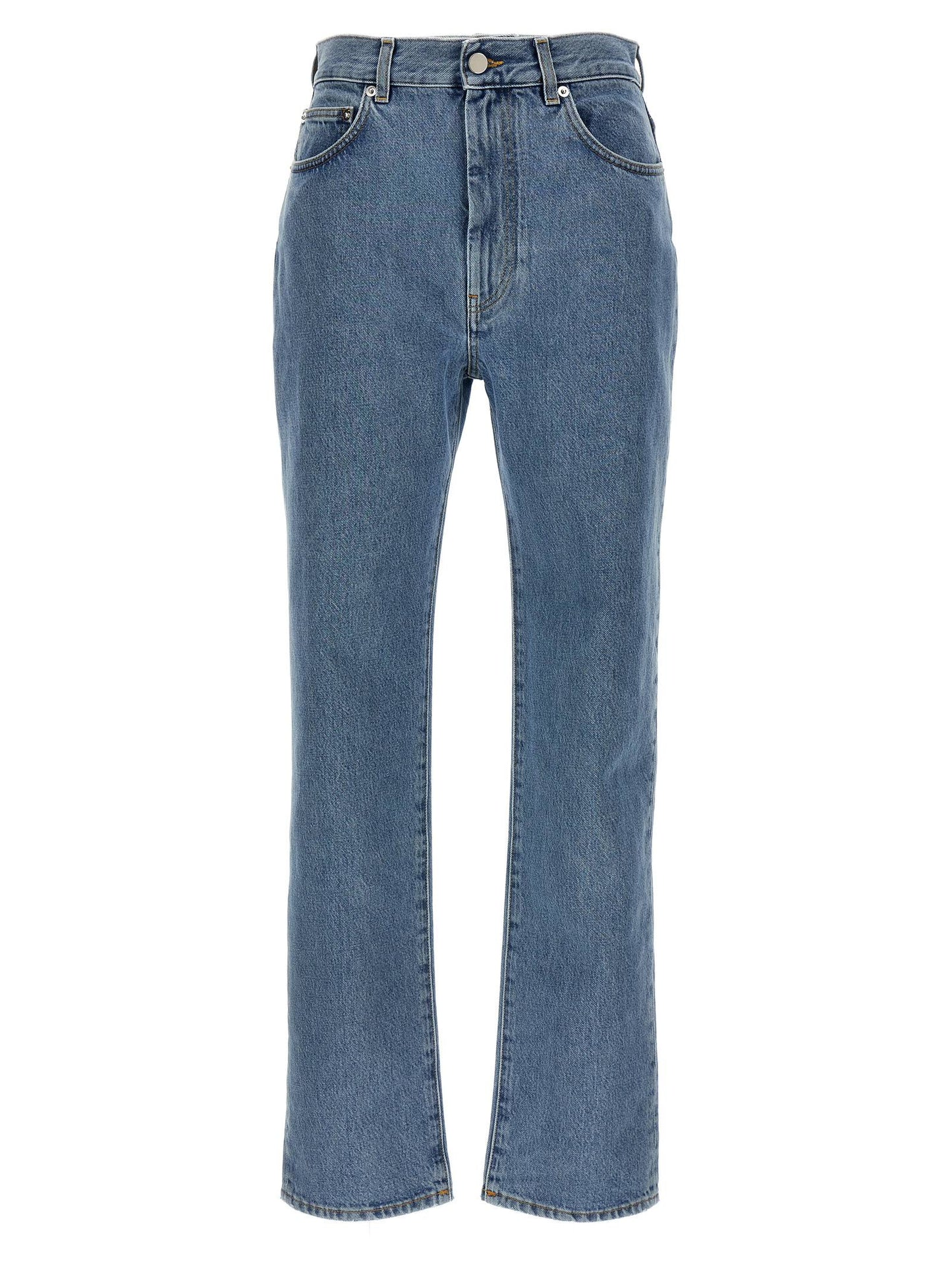 LOULOU STUDIO 'WULAR' JEANS WULARWASHEDLIGHTBLUE