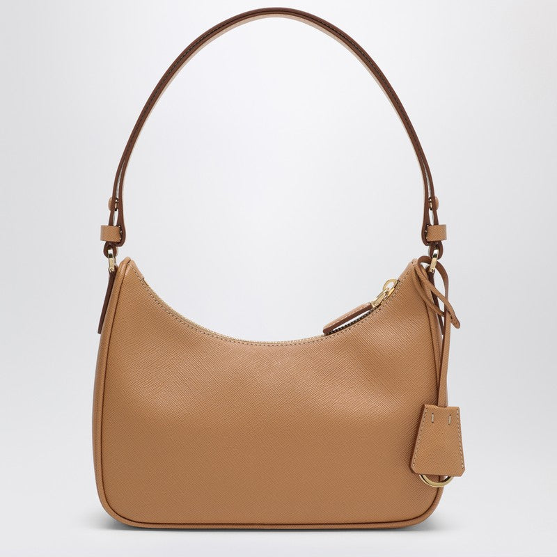 Prada Re-Edition beige mini bag in Saffiano 1BC204JOMNZVP_PRADA-F0P9G