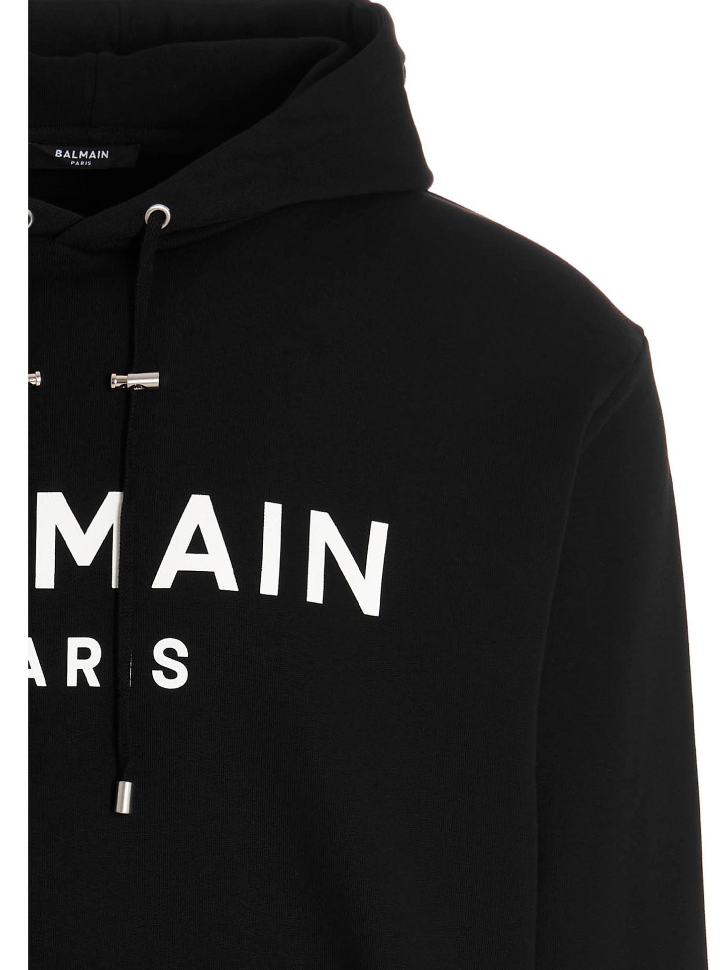 Balmain LOGO PRINT HOODIE BH1JR002BB65EAB