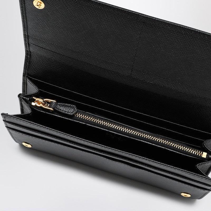 Prada Black/gold Saffiano wallet 1MH132QWAP_PRADA-F0002