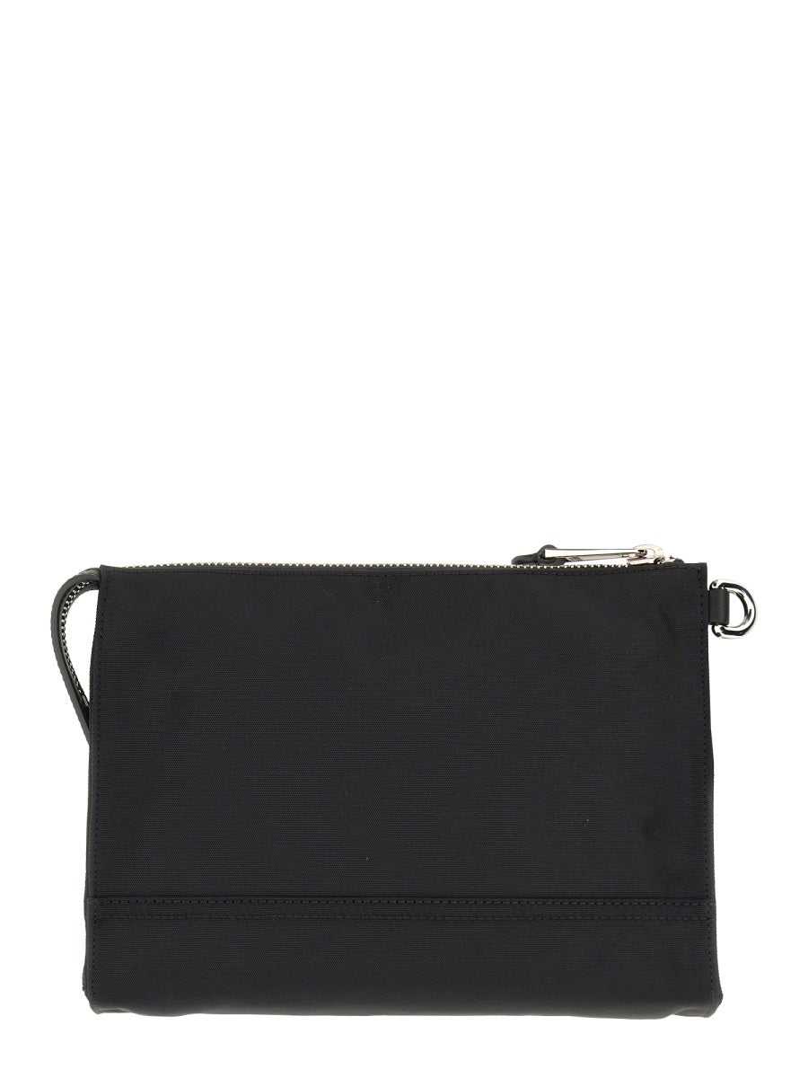 MOSCHINO CLUTCH BAG WITH LOGO 840182012555