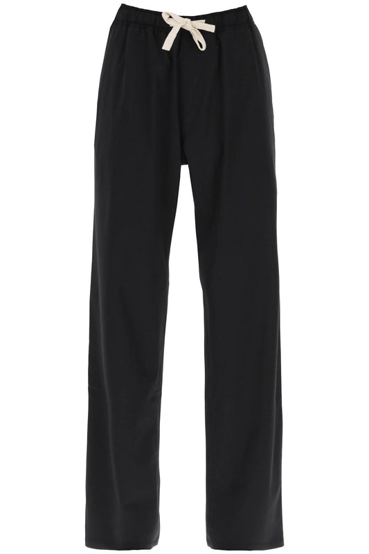 Palm Angels Trousers black PMCA141E23FAB0011010