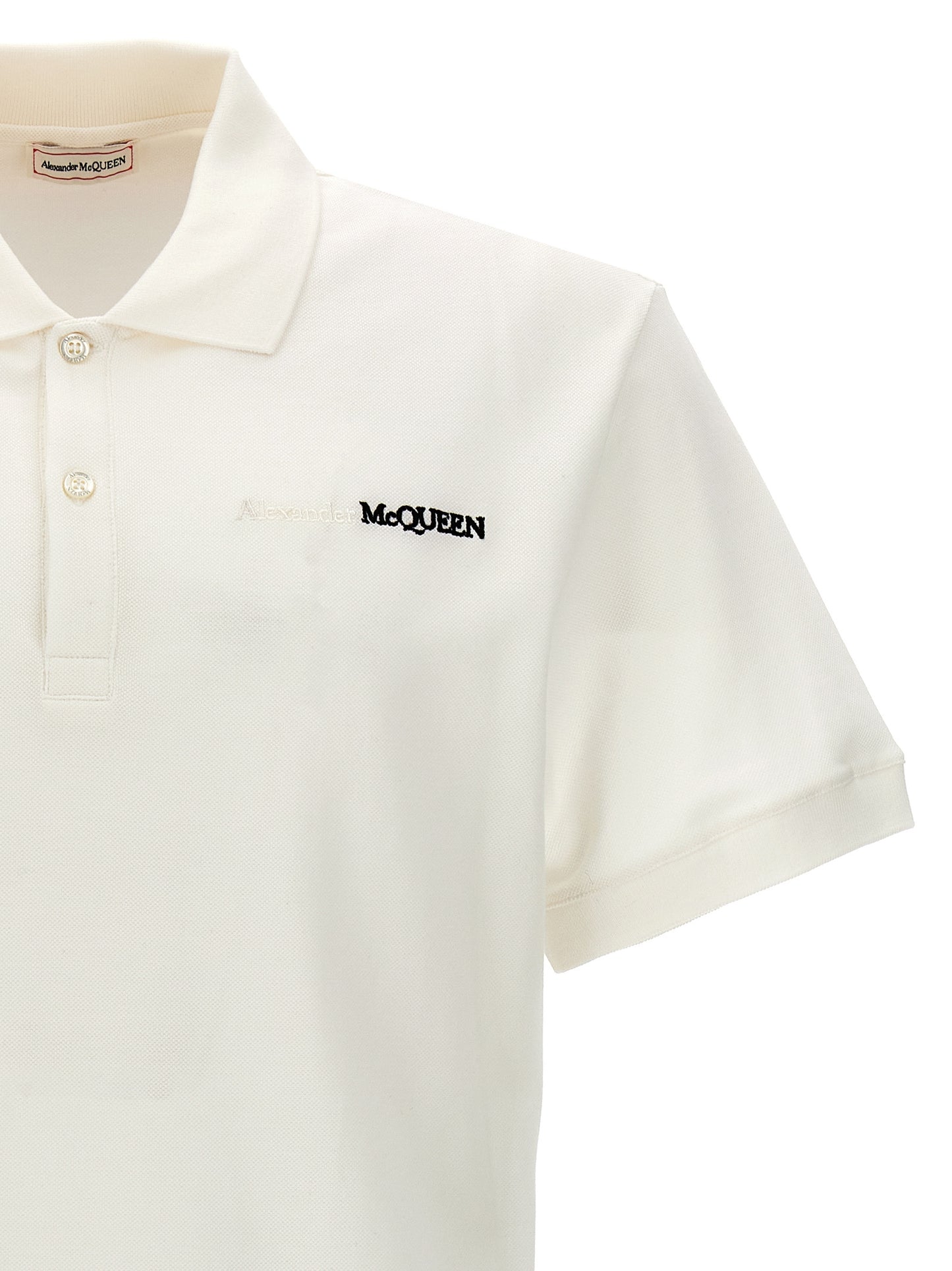 Alexander McQUEEN LOGO POLO SHIRT 781998QXAAK9000