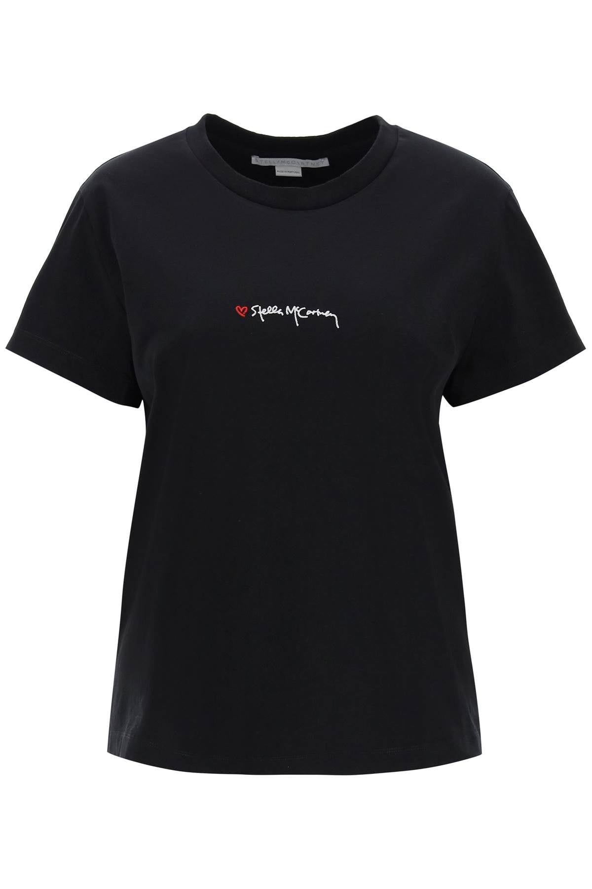 Stella McCartney t-shirt with embroidered signature 6J02733SPY521000