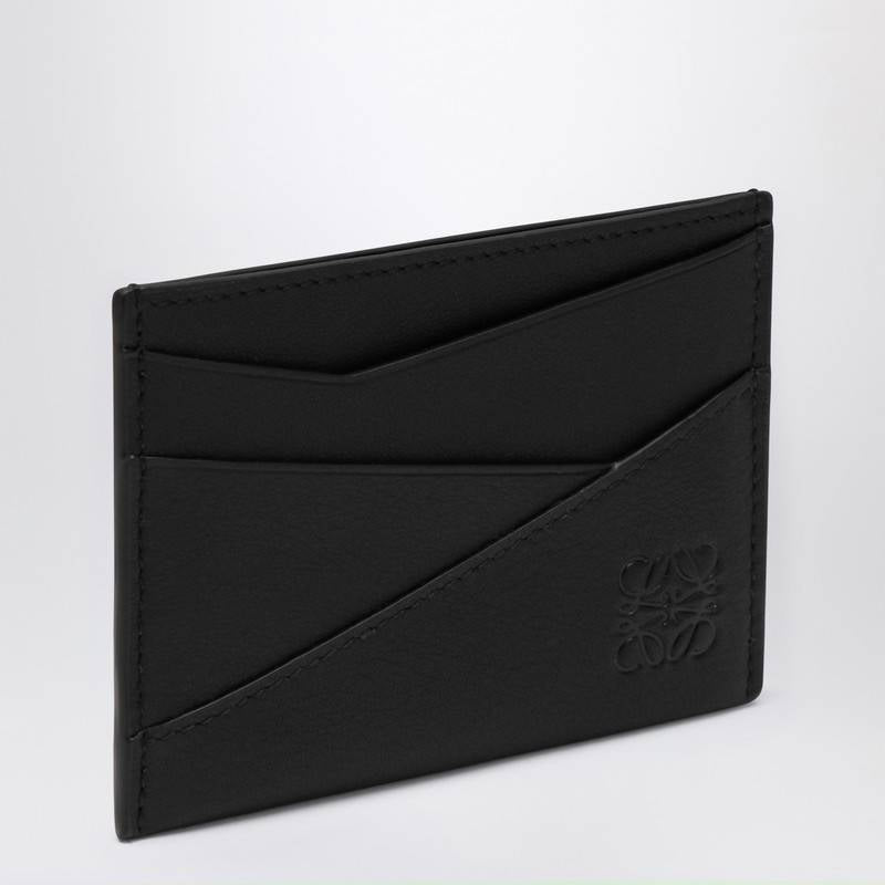 LOEWE Puzzle black calfskin card case C510Q77X02LEQ_LOEW-1100