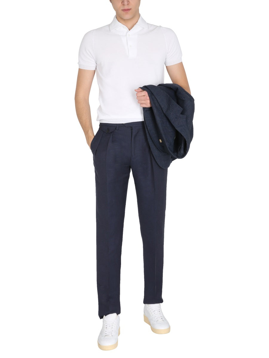 LARDINI REGULAR FIT TROUSERS EM40737EMA58434840