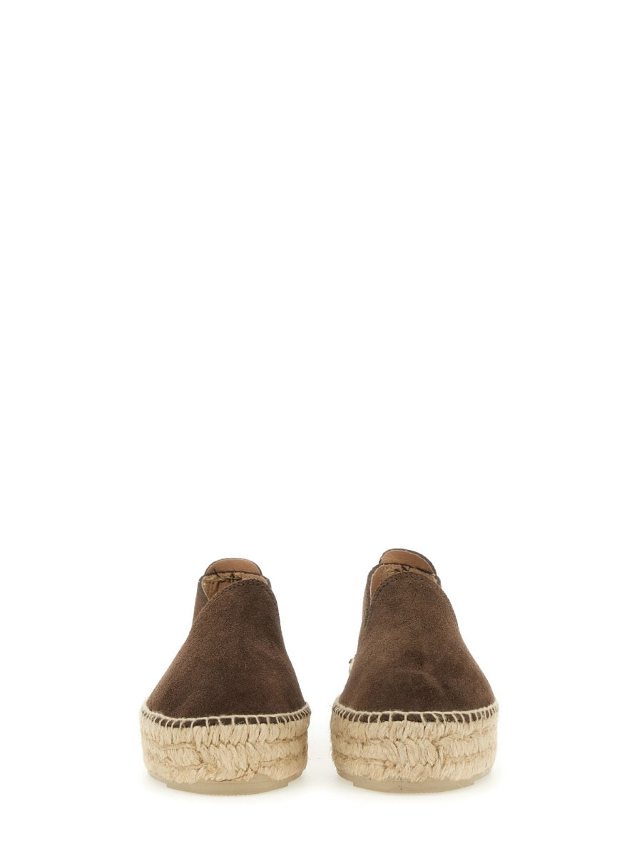 MANEBI DOUBLE SUN ESPADRILLES R5.7D0SUEDECOCOA