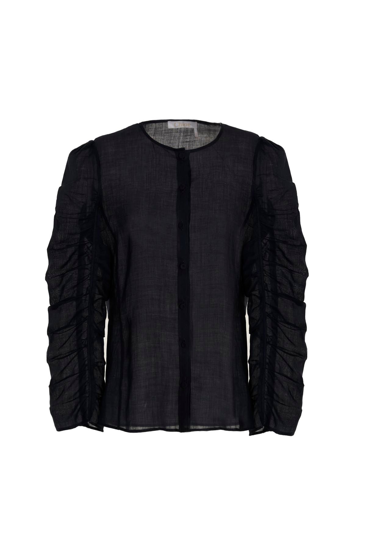 Chloé GATHERED SLEEVE BLOUSE CHC23SHT030164C3