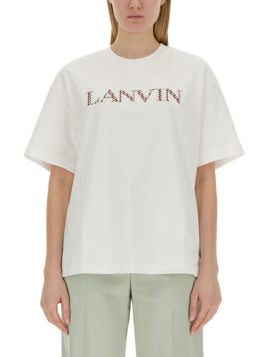 LANVIN T-SHIRT WITH LOGO RW-TS0022J207-P2401