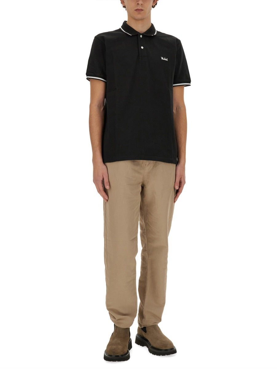 WOOLRICH POLO WITH LOGO CFWOPO0066MRUT2556100