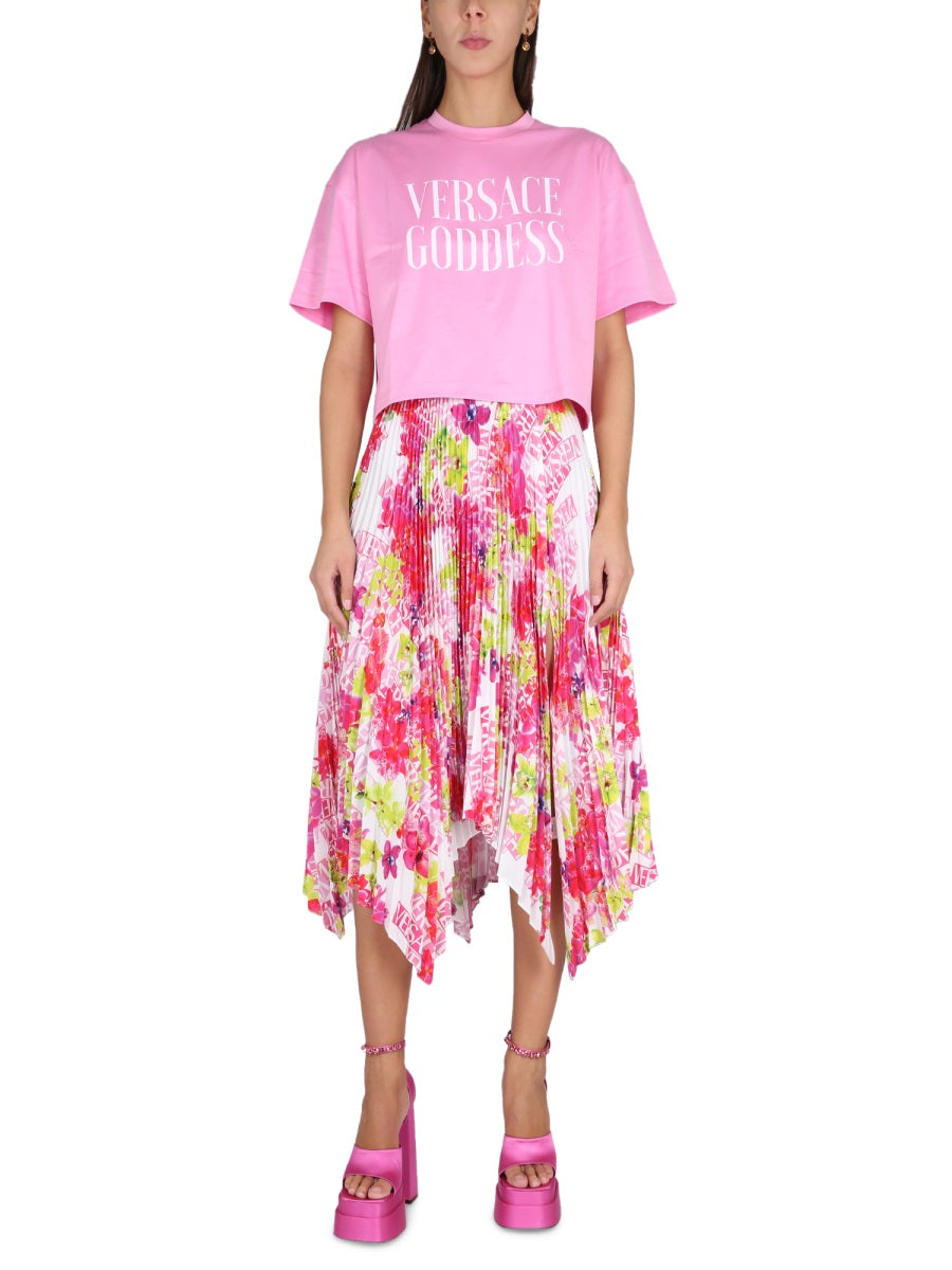 VERSACE PLEATED SKIRT 10087431A063925W020