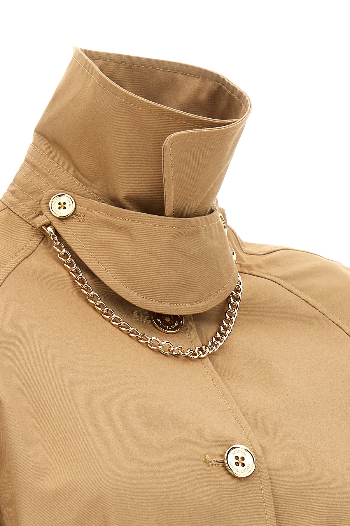 MICHAEL MICHAEL KORS CHAIN BELT TRENCH COAT MS320ARDTY250