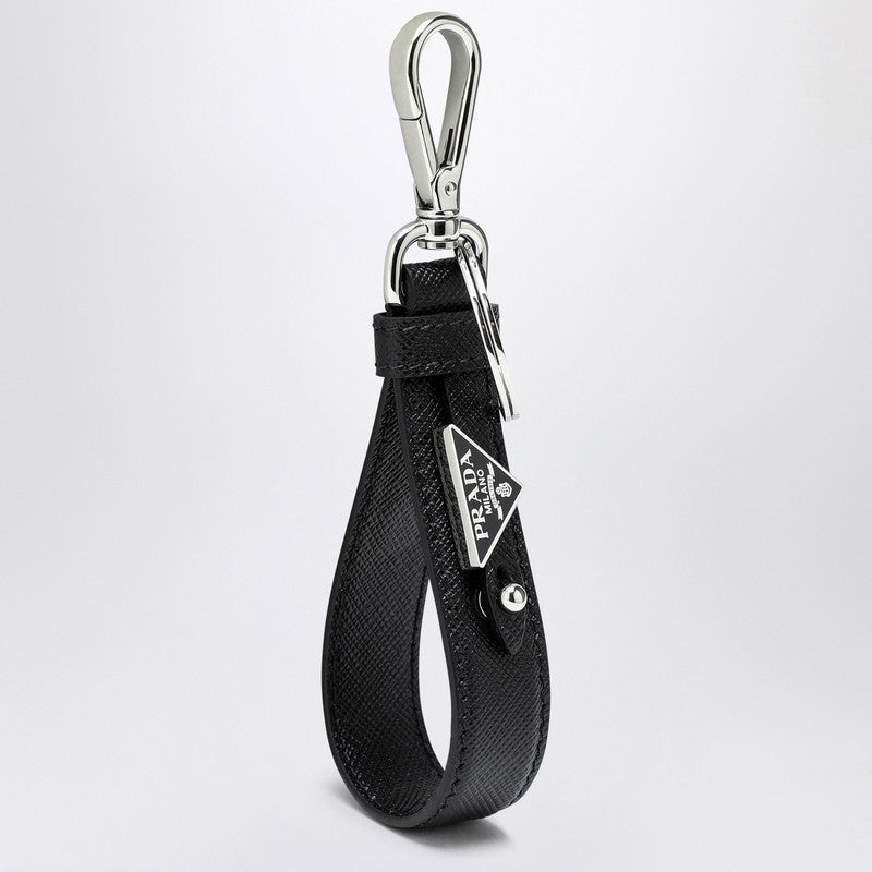 Prada Black Saffiano leather keychain 2PP68T053P_PRADA-F0002