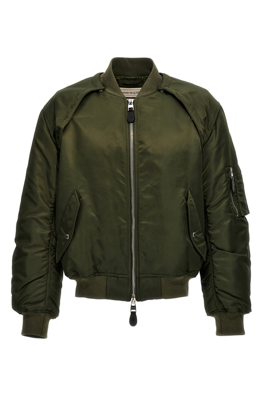 Alexander McQUEEN 'HARNESS' BOMBER JACKET 771141QRAAK3360