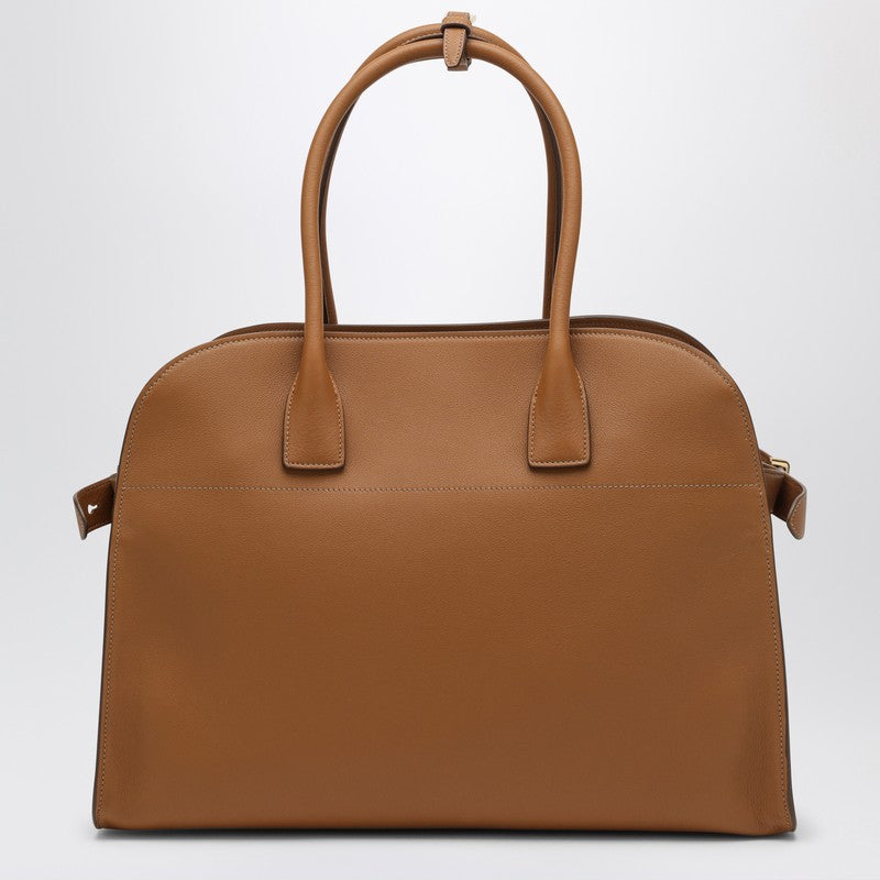 Prada Large caramel-coloured leather shopping bag with buckles 1BG508OOO2CYSP_PRADA-F03BH