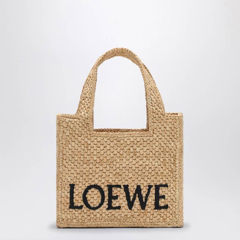 LOEWE Font Tote mini raffia bag A685V46X01NFQ_LOEW-2123