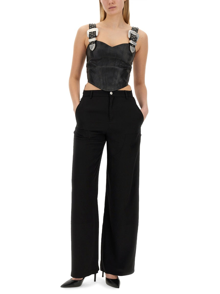 MOSCHINO JEANS PALAZZO PANTS 033432240555