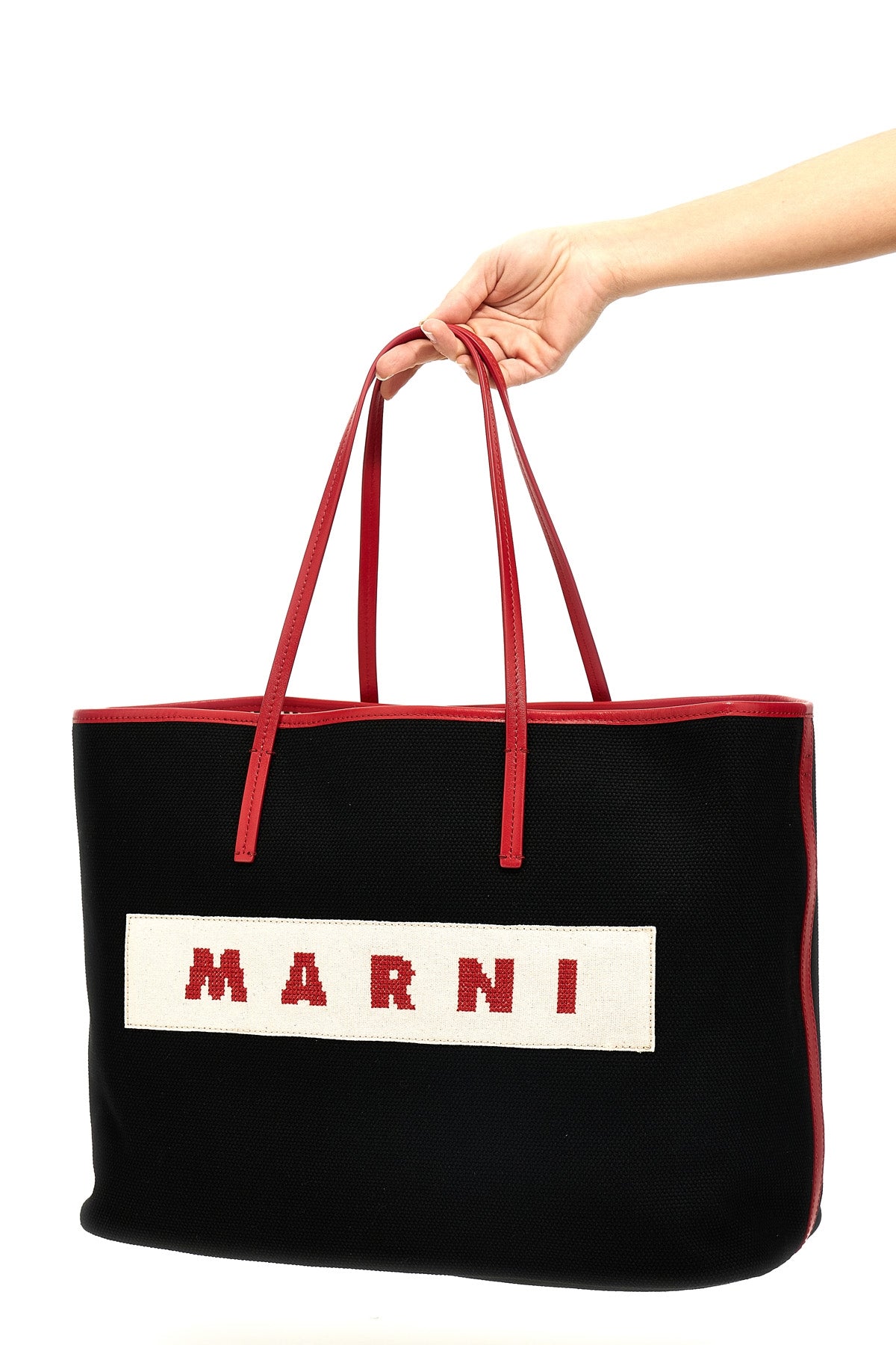 Marni LOGO CANVAS SHOPPING BAG SHMP0113U0P6535ZO725