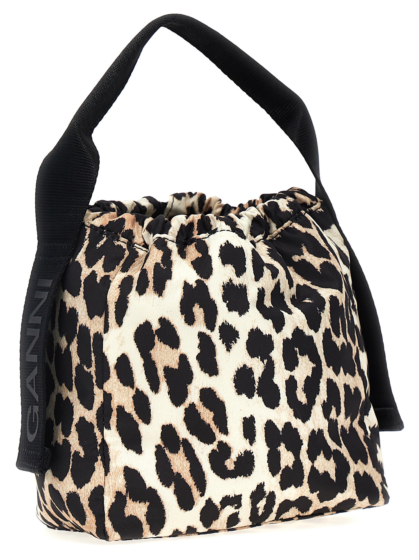 GANNI leopard tech handbag A5743943