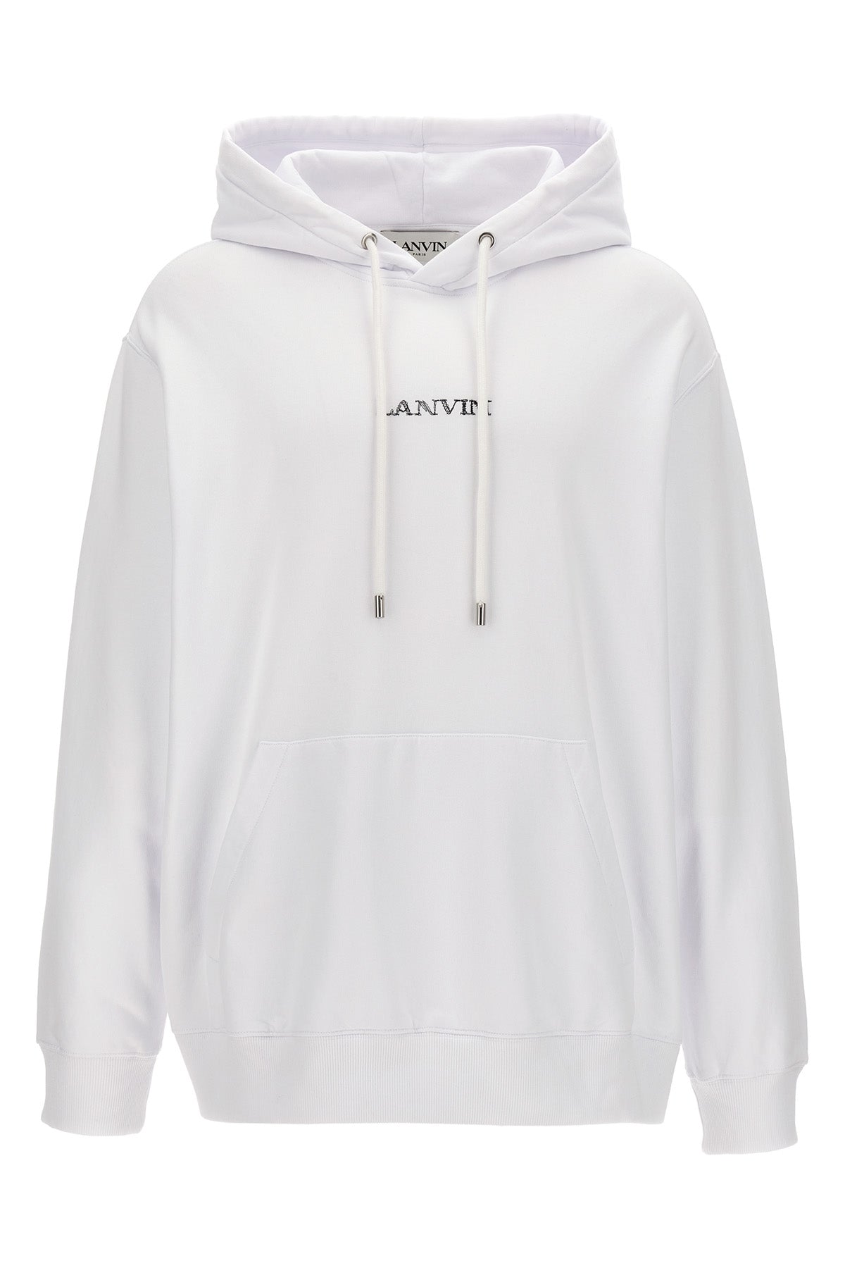 LANVIN LOGO EMBROIDERY HOODIE RUHO0009J110P2401