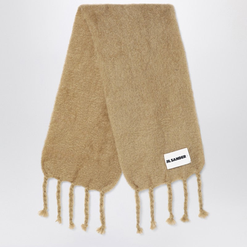 Jil Sander Beige mohair blend scarf J40TE0118J40041P_JILSA-289