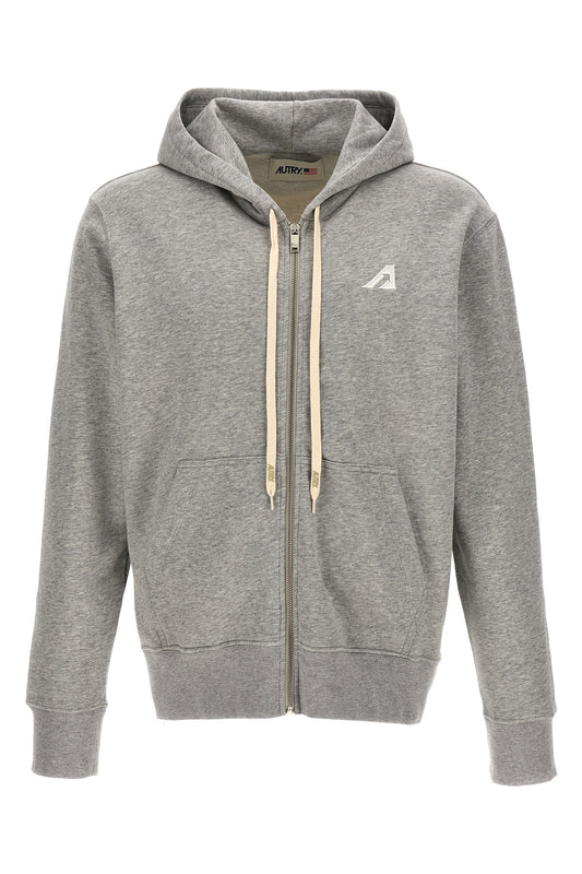 AUTRY LOGO EMBROIDERY HOODIE HOPM574M