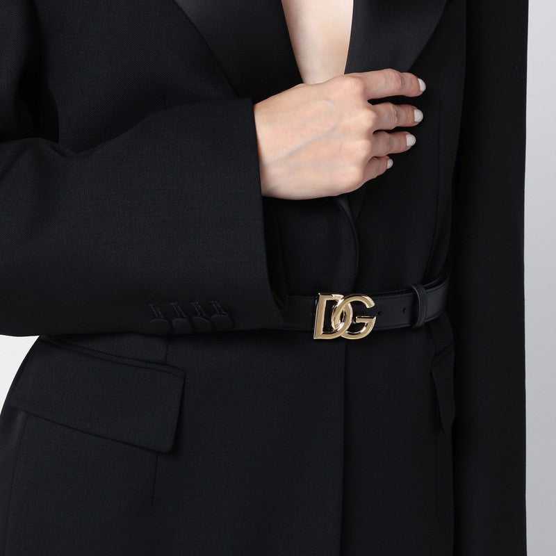 Dolce & Gabbana Dolce&Gabbana Black logo buckle belt BE1447AW576P_DOLCE-80999