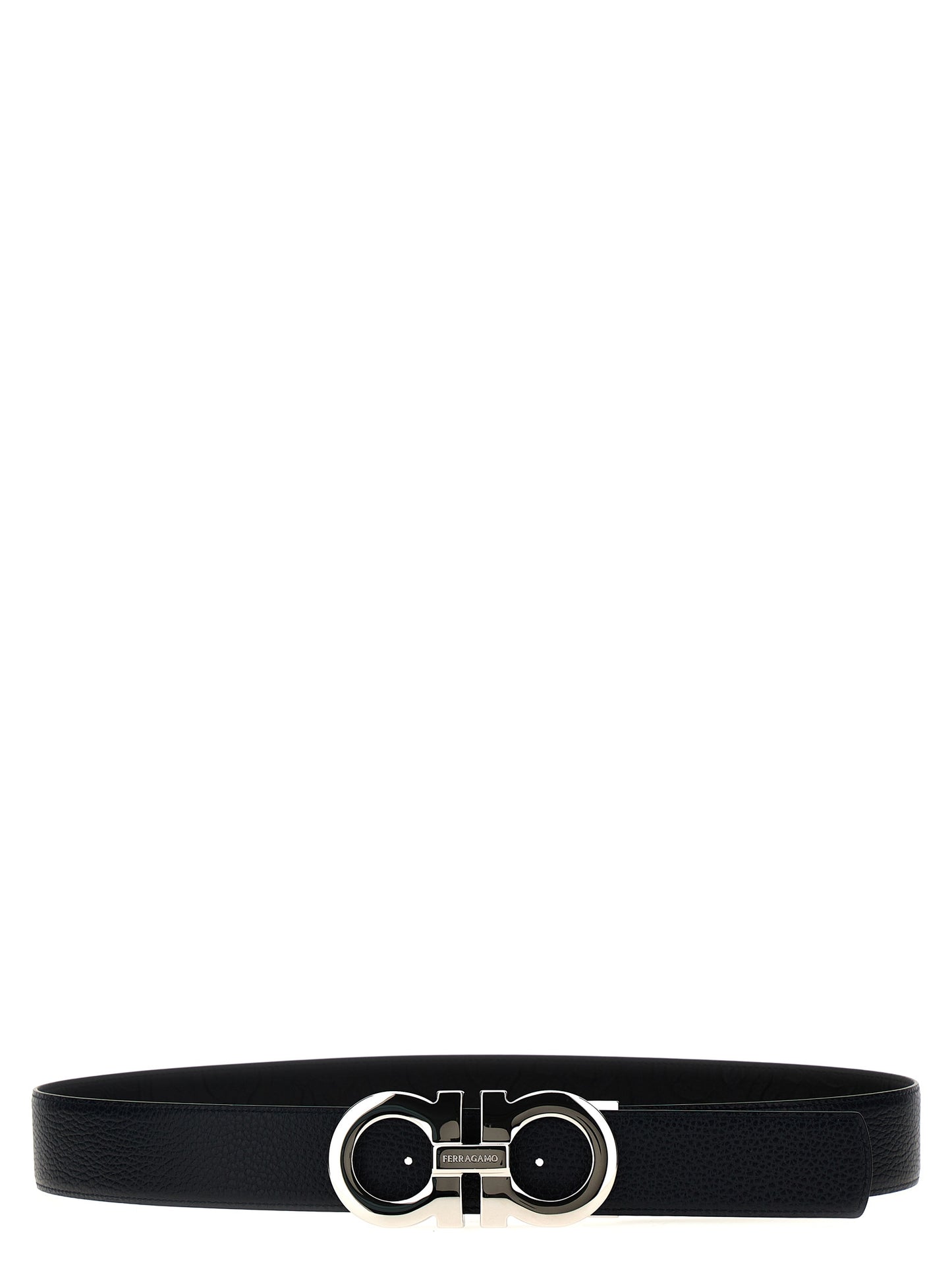 FERRAGAMO 'GANCINI' REVERSIBLE BELT 765034NERO