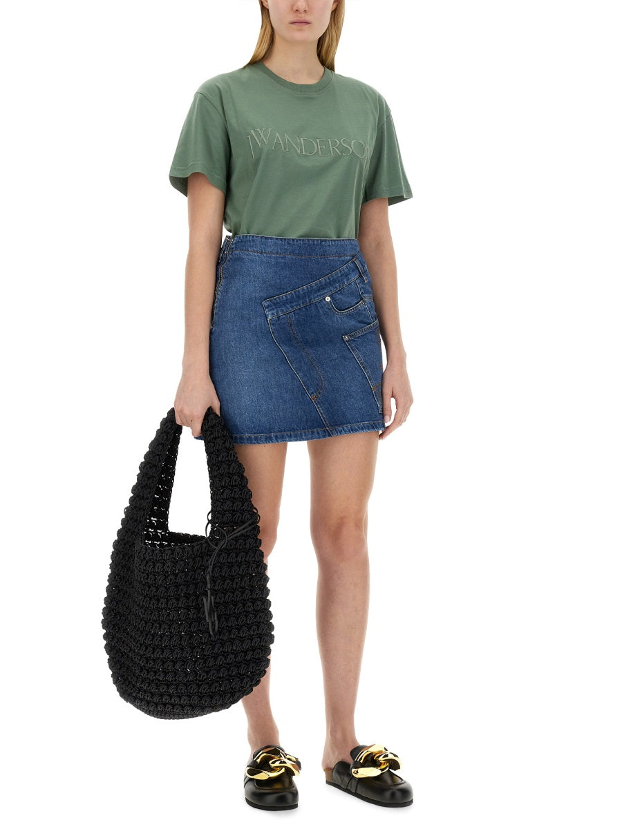 JW Anderson  DENIM MINISKIRT DK0020PG1499804