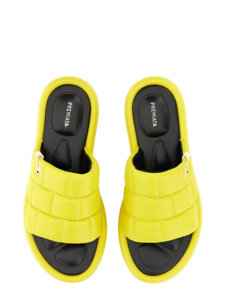 PREMIATA NAPPA SANDAL M6730FUSB.YELLOW