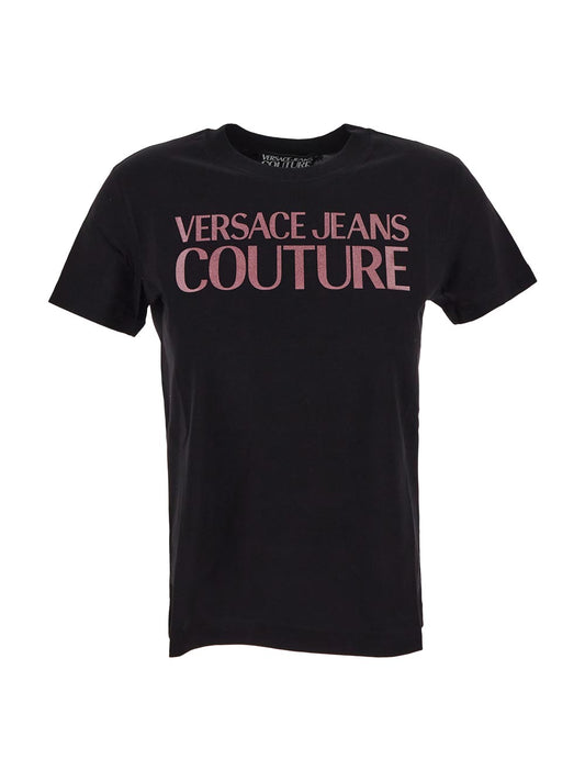VERSACE JEANS COUTURE VERSACE JEANS COUTURE T-shirt black 76HAHG03CJ00G899