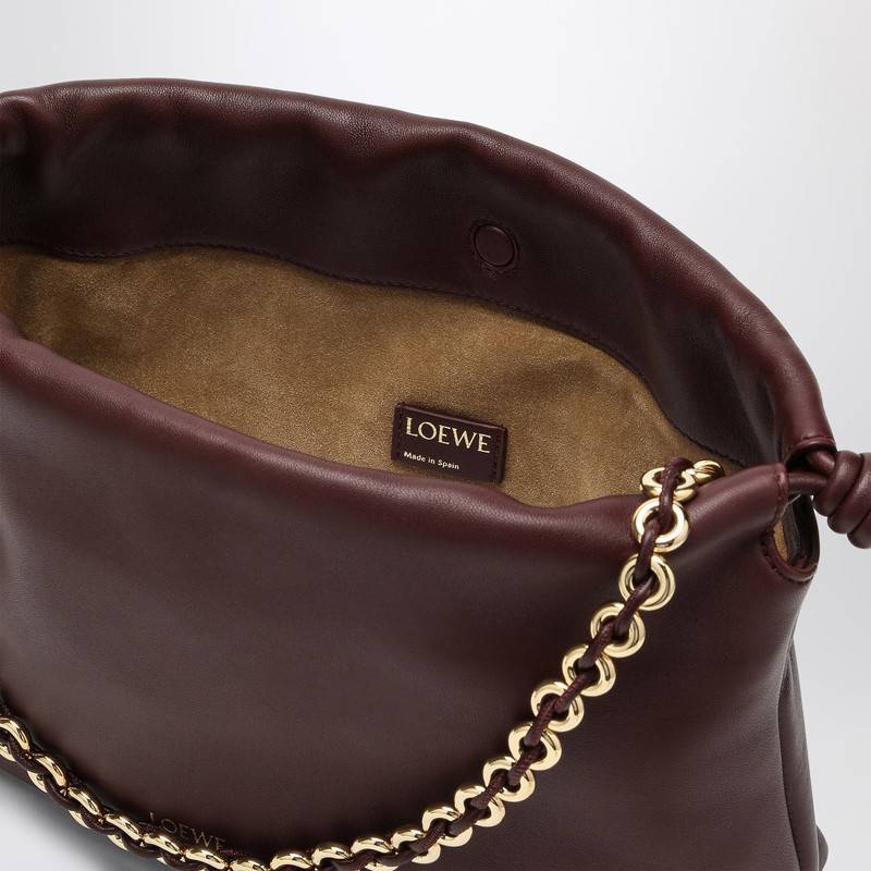 LOEWE Flamenco Purse burgundy leather bag A411FCRX02LEQ_LOEW-7240