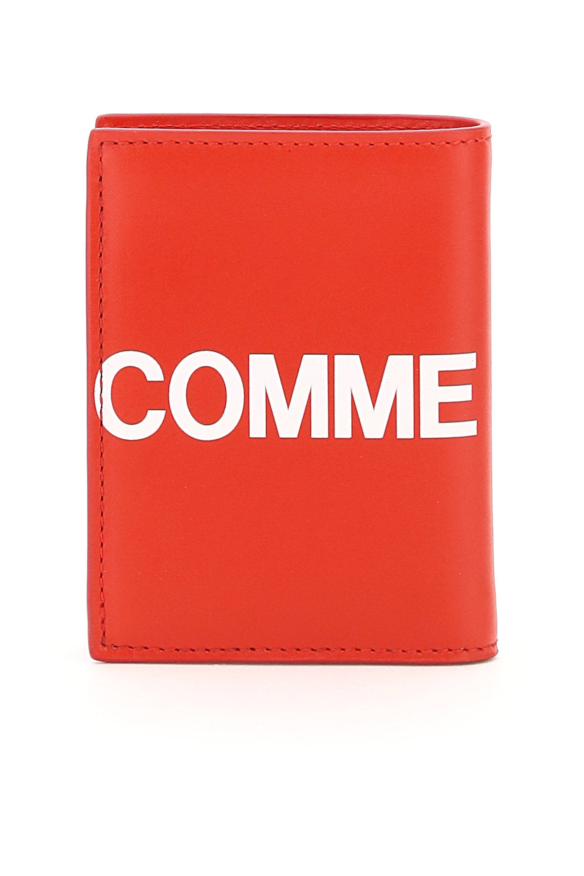 Comme Des Garçons Wallet small bifold wallet with huge logo SA0641HLRED