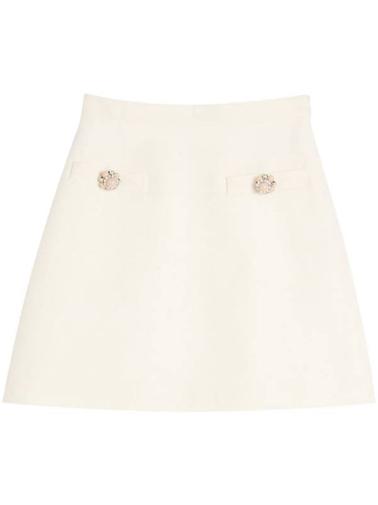 Valentino Garavani Valentino Skirts Ivory BRACH71CFA03