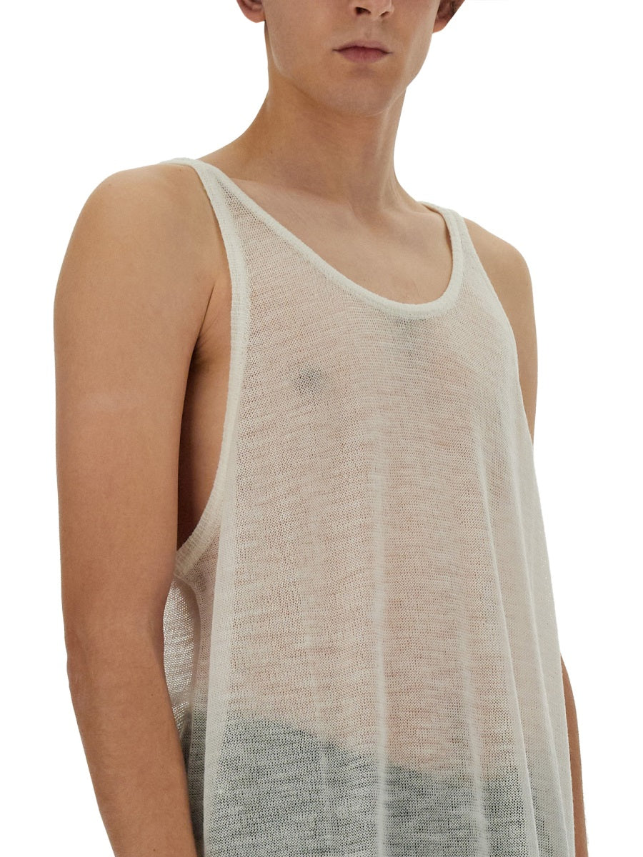 Rick Owens KNITTED TANK TOP RR01D3662KM11