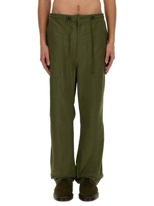 Needles PANTS WITH ELASTIC OT181B-OLIVE