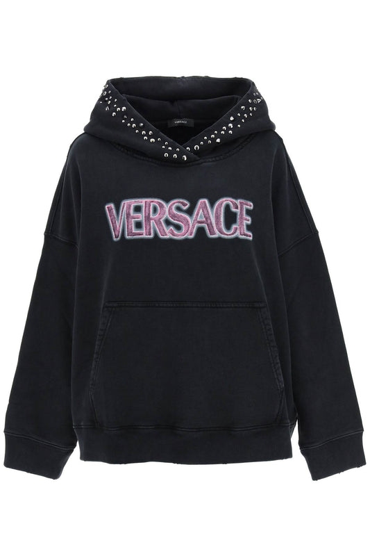 VERSACE hoodie with studs 10081701A065312B110