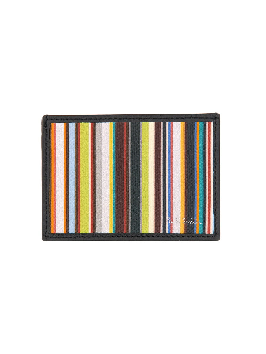 Paul Smith SIGNATURE STRIPE CREDIT CARD HOLDER M1A/7425/KSIGSTPRI