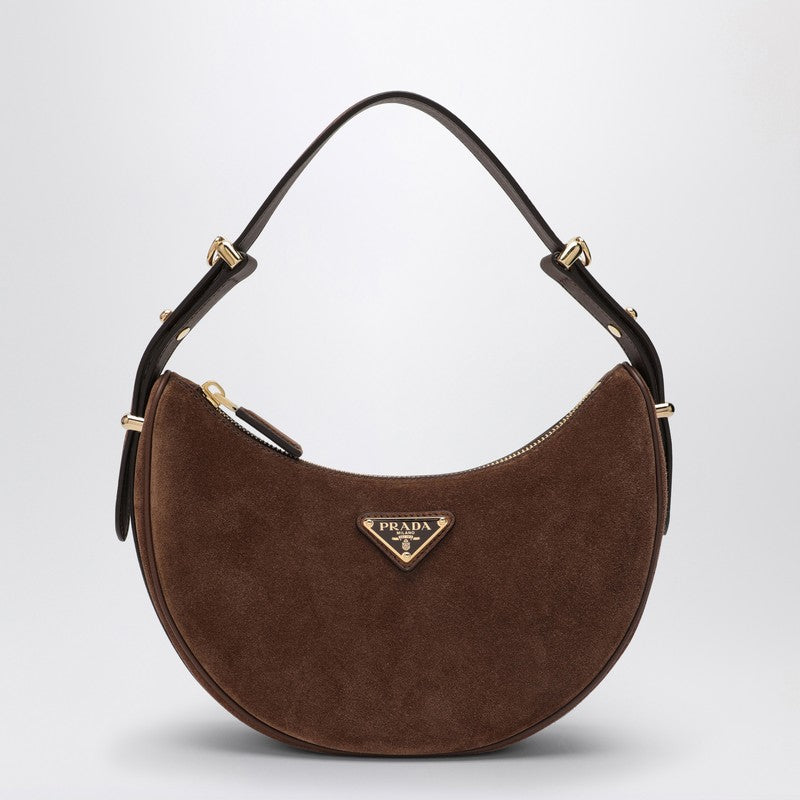 Prada Cocoa suede Prada Arqué bag 1BC194OOO2C4SP_PRADA-F0324